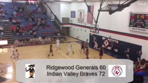 Brooke vs. . Indian valley basketball tournament